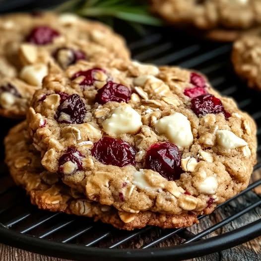 White Chocolate Oatmeal Cranberry Cookies: A Cozy Treat Perfect for the Holidays