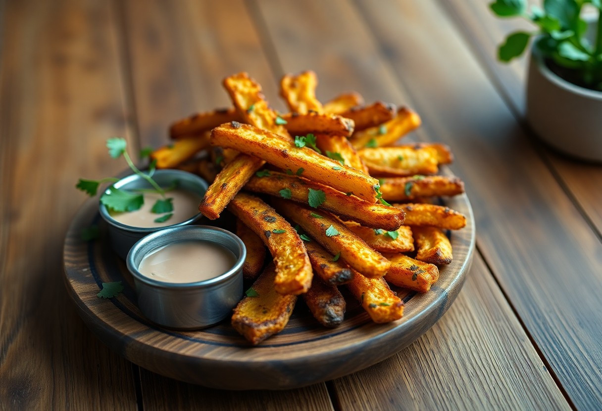 Perfectly Crispy Air-Fryer Zucchini Fries