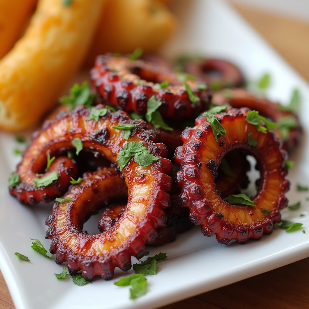 Grilled Octopus with Lemon and Olive Oil: A Mediterranean Delight